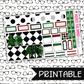 PRINTABLE - O Christmas Tree Monthly, Weekly and or Journaling Sticker Kit