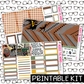 PRINTABLE - Storm Monthly, Weekly and or Journaling Sticker Kit