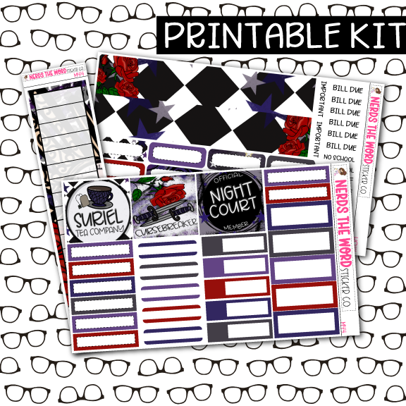 PRINTABLE ACOTAR Monthly Kit - Choose your Size