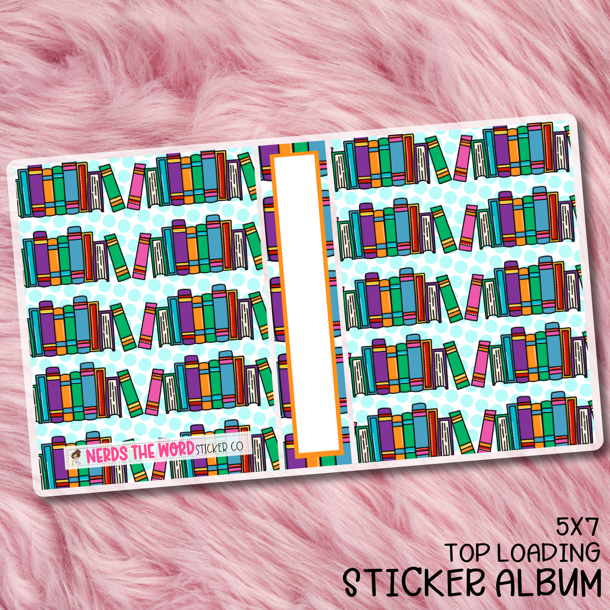 Bookstack Top Loading Sticker Storage Album