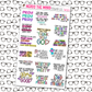 Mixed Faith Quotes V1 Sticker Sheet