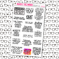 Mixed Snark Quotes V2 Sticker Sheet