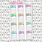 To Do Functional Box Planner Stickers - You Choose