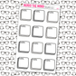Note Functional Box Planner Stickers - You Choose