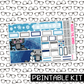 PRINTABLE - Winter Bots Monthly, Weekly and or Journaling Sticker Kit