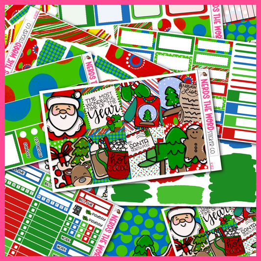 Cute Christmas Weekly Planner Kit