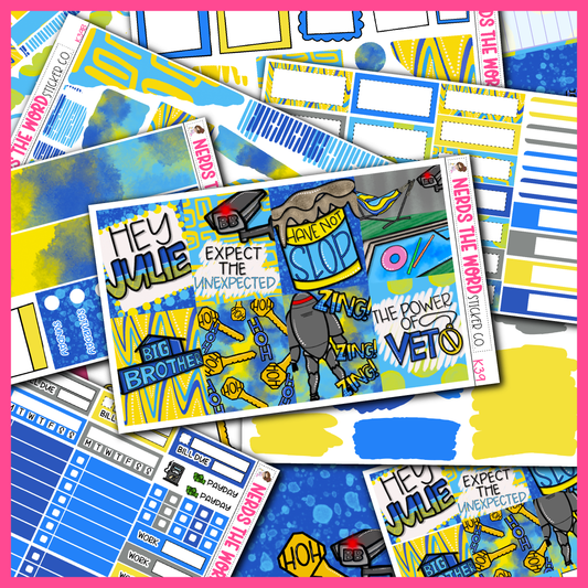 BB House Monthly, Weekly and or Journaling Sticker Kit