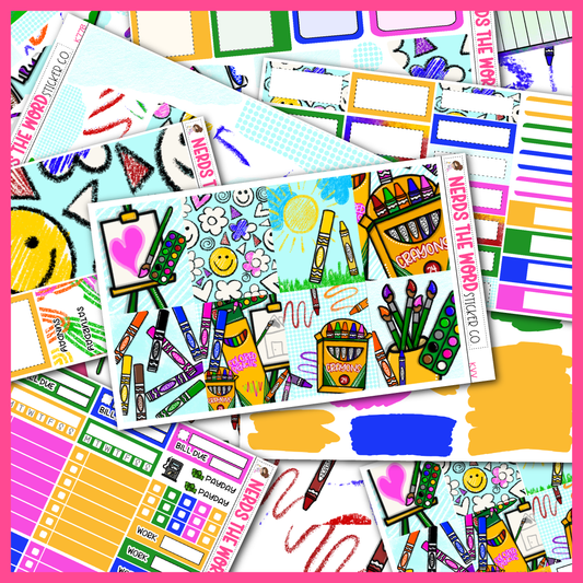 Color Your World Weekly Planner Kit