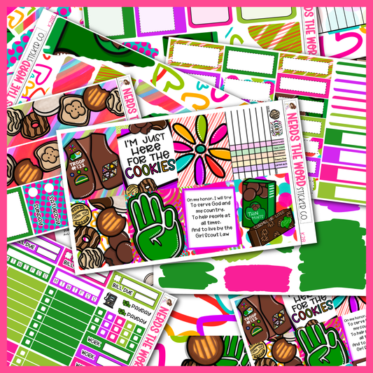 Cookie Time Weekly Planner Kit