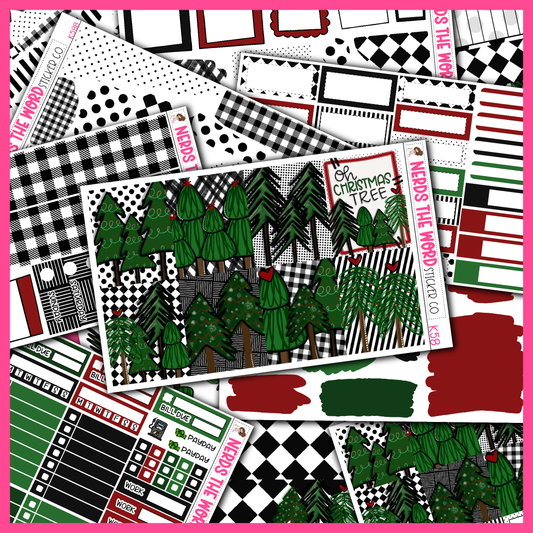 O Christmas Tree Monthly, Weekly and or Journaling Sticker Kit