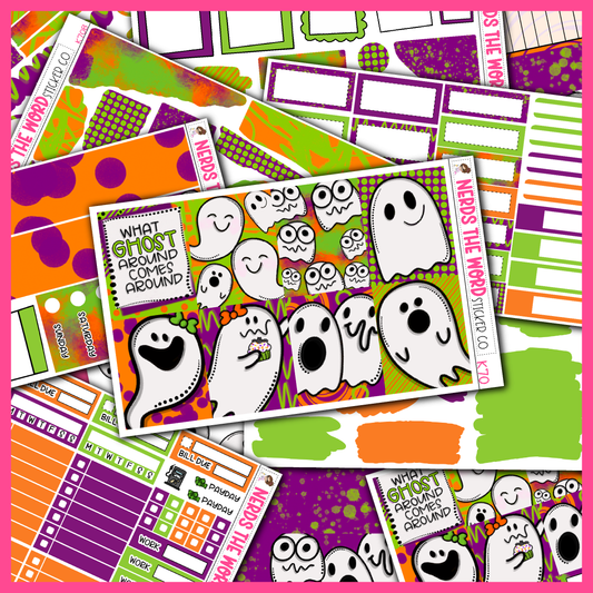 Hey Boo! Monthly, Weekly and or Journaling Sticker Kit