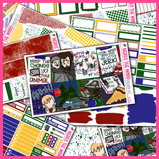 KEVIN! Monthly, Weekly and or Journaling Sticker Kit