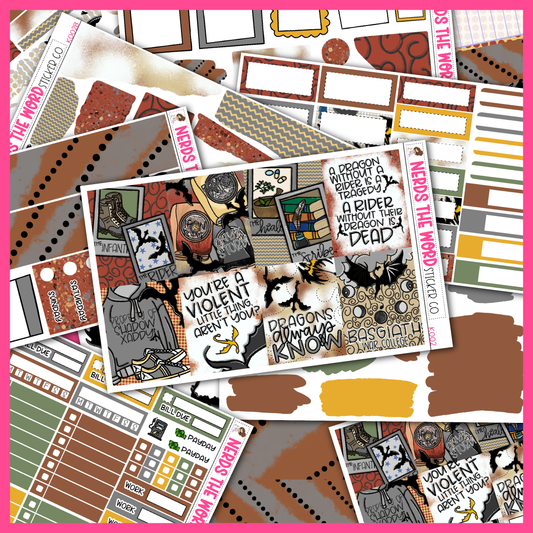 Storm Monthly, Weekly and or Journaling Sticker Kit