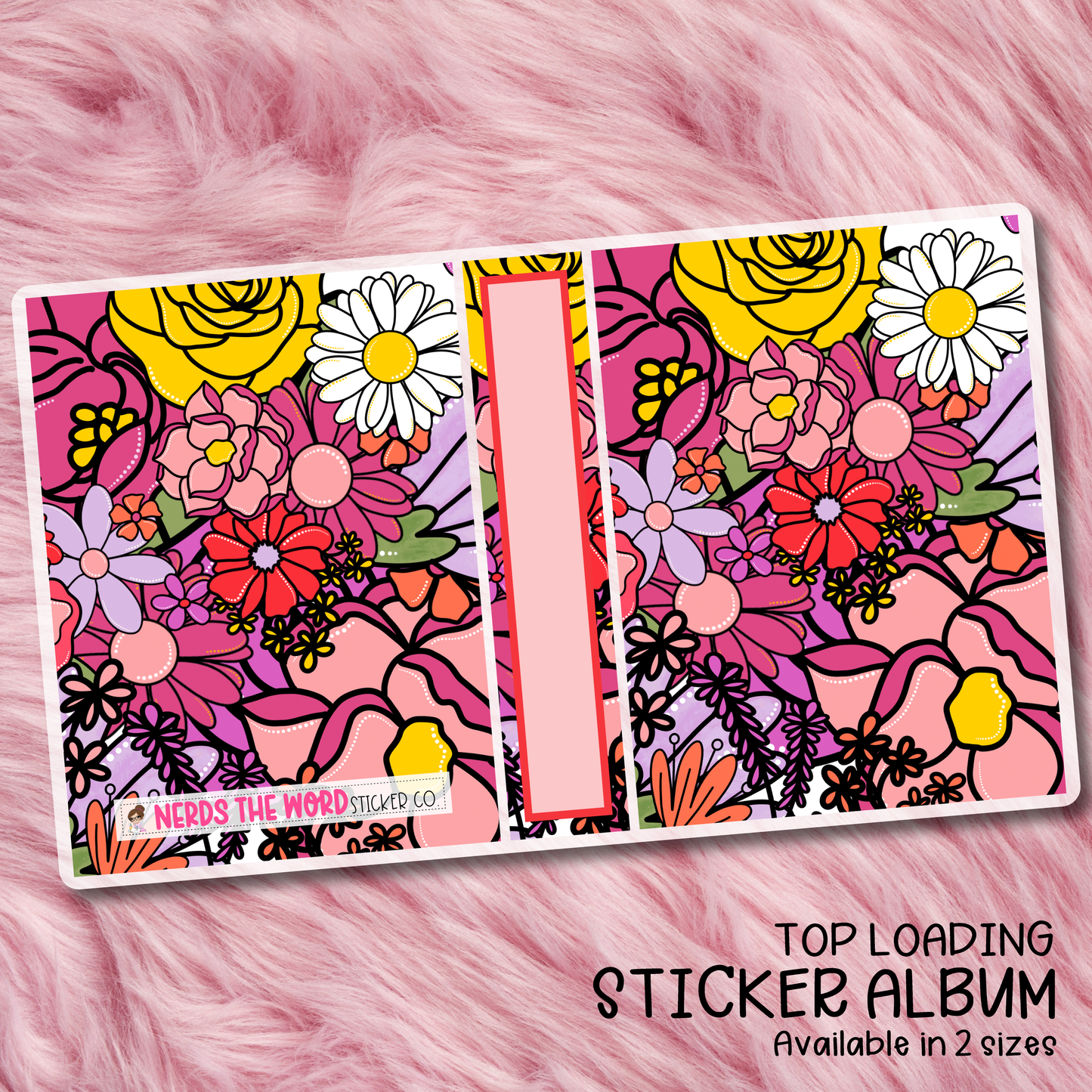 Bloom Top Loading Sticker Storage Album