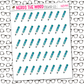Insulin Pen Icon Sticker Sheet