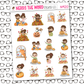 Nerd Family Fall Deco Sticker Sheet