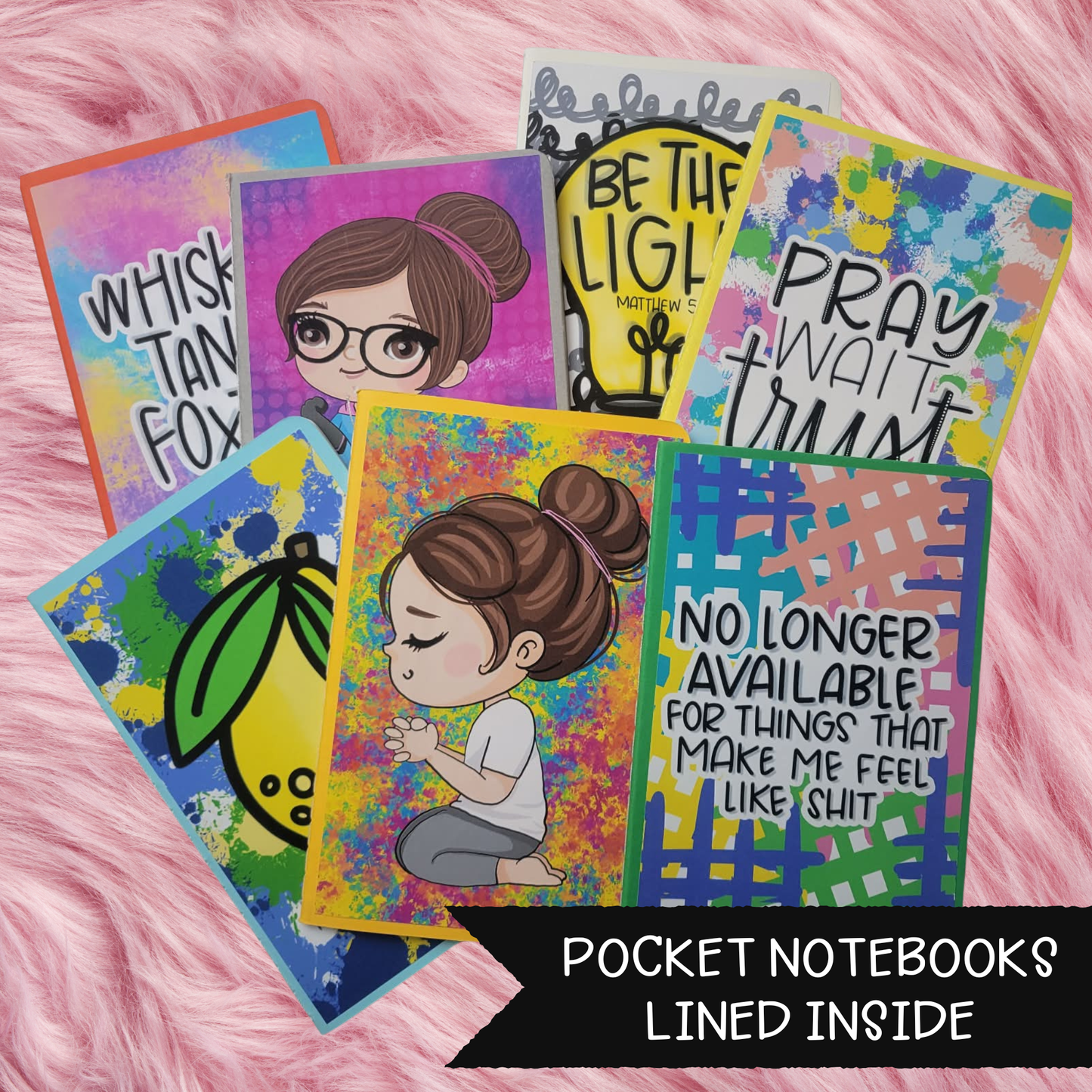 Pocket Sized Notebooks (Lined) - You Choose Cover