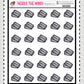 Movie Ticket Icon Sticker Sheet