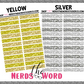 Glitter Headers - You Choose the Color