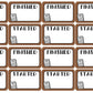 Reading Tracker Boxes - You Choose