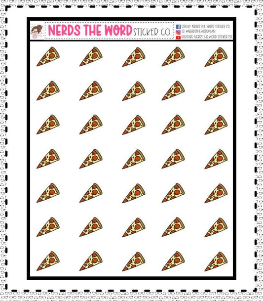 Pizza - Icon Sticker Sheet