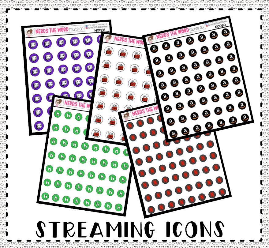 Streaming Icons - You Choose